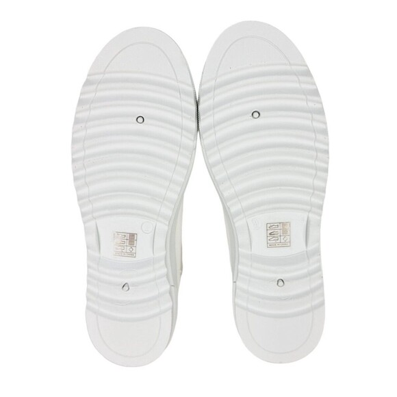 Platform High-Top Skate Sneaker White Canvas Lace-up Women's Size 9 NEW Shein - Picture 14 of 15